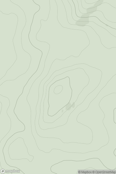 Thumbnail image for Craigelwhan [The Glenkens to Annandale] showing contour plot for surrounding peak